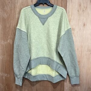 NWOT Free People Start Up Pullover Sweatshirt, SMALL